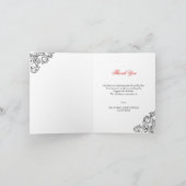 ロックとロール ウェディング サンクス サンキューカード (内部)