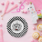 ロックと転がギタ生まれーのロックミュージシャンパーティー ペーパープレート (パーティー)