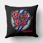 ロックと転が稲妻 クッション (裏面)