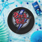 ロックと転が稲妻 ペーパープレート (パーティー)