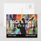 ロックと転が革命 ポストカード (正面/裏面)