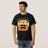 ロックなヒゲ！セニョール・ガト™ ヒゲ猫 Tシャツ (正面フル)