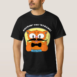 ロックなヒゲ!セニョール・ガト™ ヒゲ猫 Tシャツ
