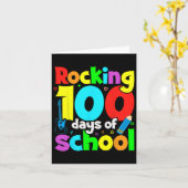 ロックな学校生活100日目 音楽の先生と生徒 カード (黄色い花)