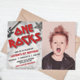 ロックな風景の写真付き 招待状