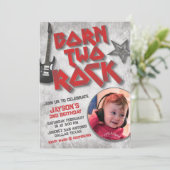 ロックな2歳の誕生日 招待状 (スタンド正面)