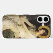 ロックに座る翼の人物（Abbott Thayer作） Case-Mate iPhoneケース (裏面 (横))