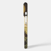 ロックに座る翼の人物（Abbott Thayer作） Case-Mate iPhoneケース (裏面 / 左)