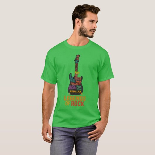 ロックの伝説 Tシャツ (正面フル)