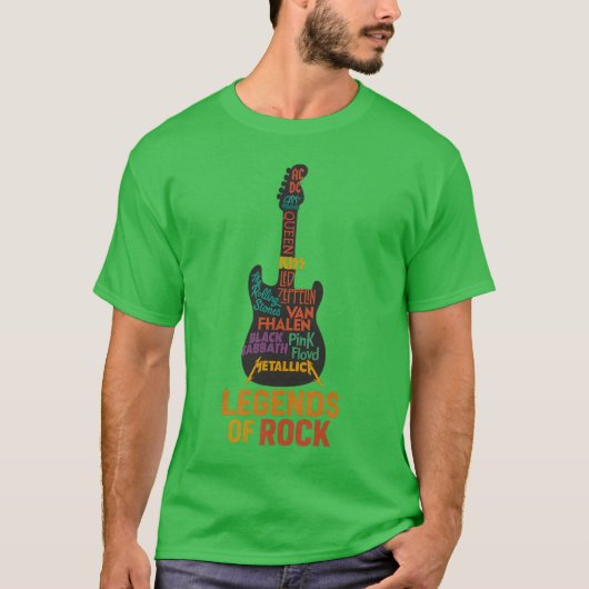 ロックの伝説 Tシャツ (正面)