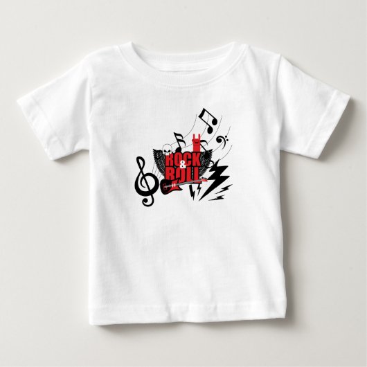 ロックの本質: 究極のロックンロール ベビーTシャツ (正面)