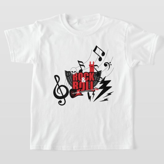 ロックの本質: 究極のロックンロール Tシャツ (レイダウン)