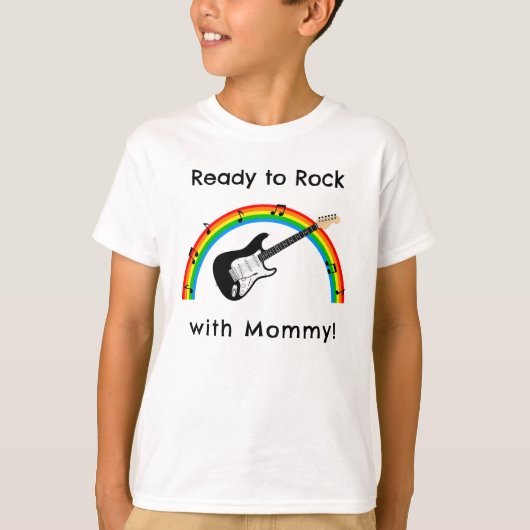 ロックの準備OK オリジナルキッズTシャツ Tシャツ (正面)