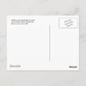 ロックの花 ポストカード (裏面)