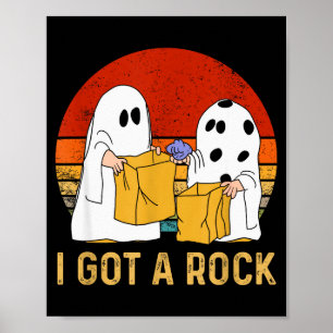 ロックのTシャツをもらった ハロウィン トリック オア トリート 幽霊 ポスター