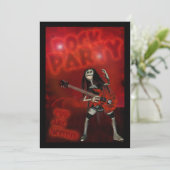 ロックへの誕生日パーティーの招待パーティー 招待状 (スタンド正面)