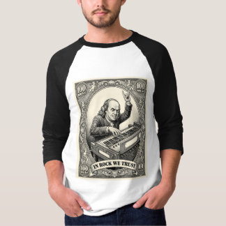 ロックを信じる100の岩石 フランクリン・キーボーディスト Tシャツ