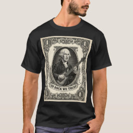ロックを信じる 1ロック ワシントン ギター ビンテージ Tシャツ