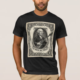 ロックを信じる 1ロック ワシントン ギター ビンテージ Tシャツ