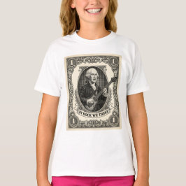 ロックを信じる 1ロック ワシントン ギター ヴィンテージ Tシャツ