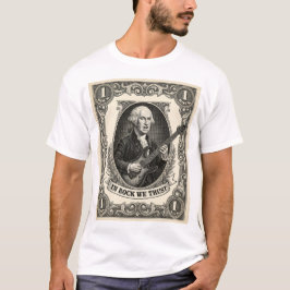 ロックを信じる 1ロック ワシントン ギター ヴィンテージ Tシャツ