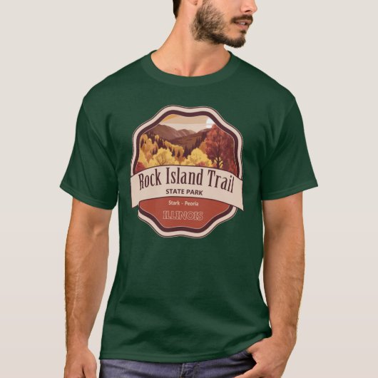 ロックアイランドトレイル州立公園 Tシャツ (正面)