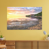 ロックアイランドボートハウスラージカンバスプリント キャンバスプリント (インサイチュ (リビング))