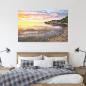 ロックアイランドボートハウスラージカンバスプリント キャンバスプリント (インサイチュ (寝室))