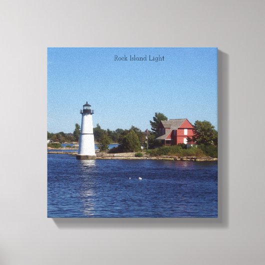 ロックアイランドライトキャンバス印刷 キャンバスプリント (正面)
