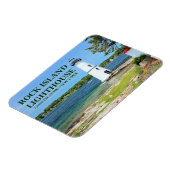 ロックアイランドライトハウスニューヨークフレックスマグネット マグネット (左側)