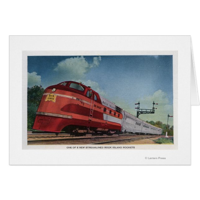 ロックアイランドロケット流線列車 (正面横)