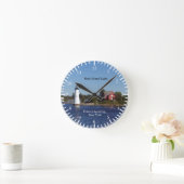 ロックアイランド光時計 ラウンド壁時計 (ホーム)