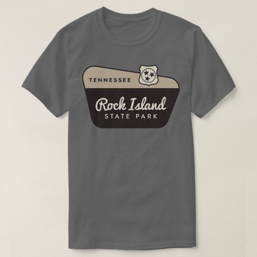 ロックアイランド州パークテネシーウェルカムサイン Tシャツ (デザイン正面)