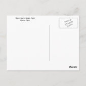 ロックアイランド州パークテネシー:素晴らし秋 ポストカード (裏面)