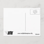 ロックアイランド鉄道速度ロゴポストカード ポストカード (裏面)