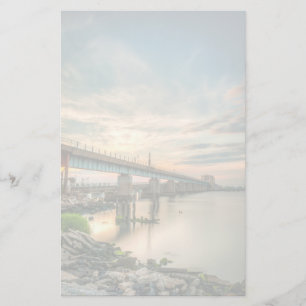 ロックアウェイ列車橋 便箋