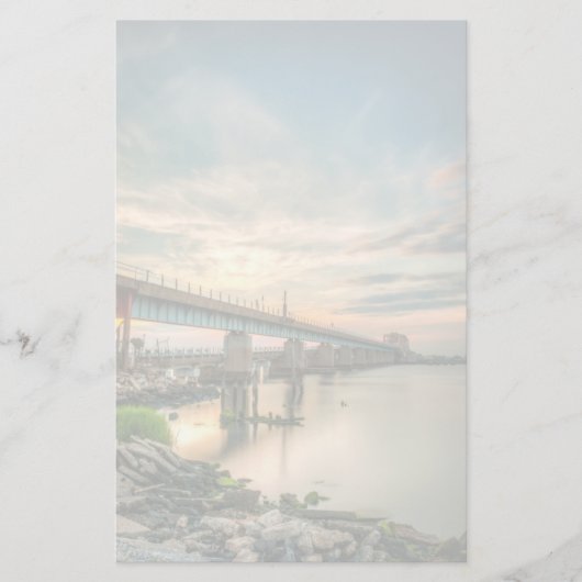 ロックアウェイ列車橋 便箋 (正面)