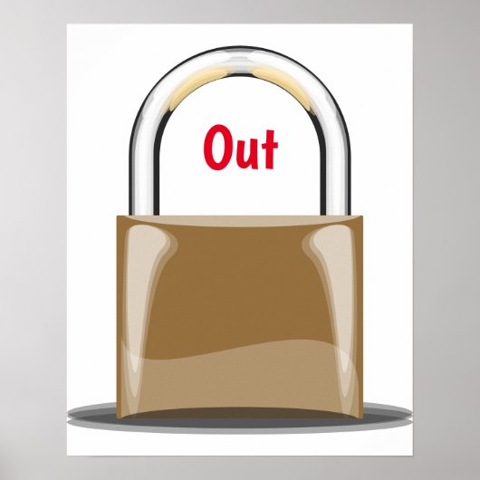 ロックアウトされたポスター ポスター (正面)