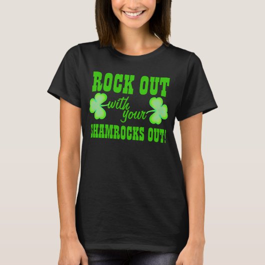 ロックアウトオンSt patricks day Tシャツ (正面)