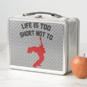 ロックアウトフェイクダイヤモンドプレートメタルランチボックス メタルランチボックス (インサイチュ)