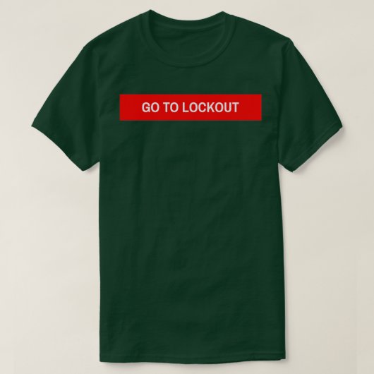 ロックアウト Tシャツ (デザイン正面)