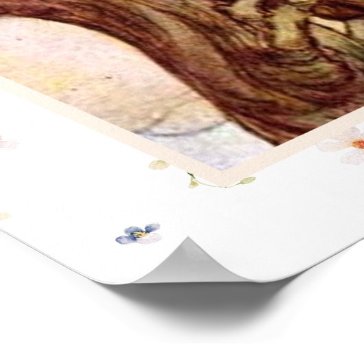 ロックアバイベビー子供部屋ライムベビーシャワーウェルカム ポスター (角)