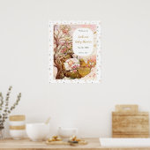 ロックアバイベビー子供部屋ライムベビーシャワーウェルカム ポスター (キッチン)