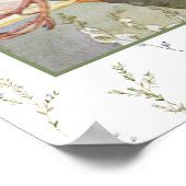 ロックアバイベビー子供部屋ライムベビーシャワーウェルカム ポスター (角)