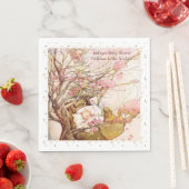 ロックアバイベビー子供部屋ライムベビーシャワーナプキンズ スタンダードランチョンナプキン (インサイチュ)