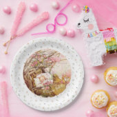 ロックアバイベビー子供部屋ライムベビーシャワー ペーパープレート (パーティー)