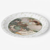 ロックアバイベビー子供部屋ライムベビーシャワー ペーパープレート (アングル)