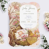 ロックアバイベビー子供部屋ライムベビーシャワー 招待状