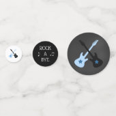 ロックアバイロックスターベビーシャワー紙吹雪 コンフェッティ (正面)