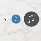 ロックアバイロックスターベビーシャワー紙吹雪 コンフェッティ (裏面)